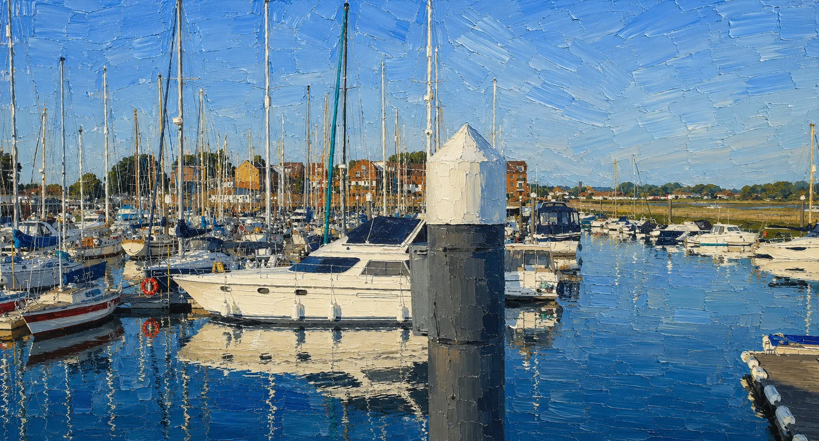 Southsea Marina in Langstone Harbour