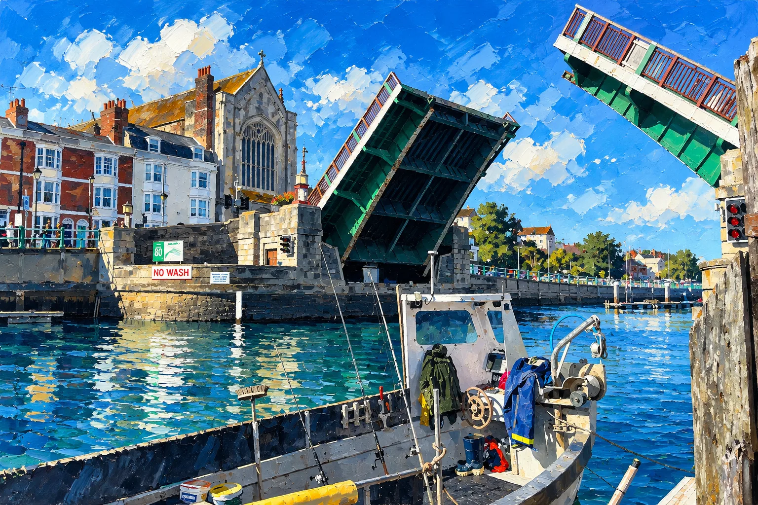 Weymouth Harbour and Custom House Quay