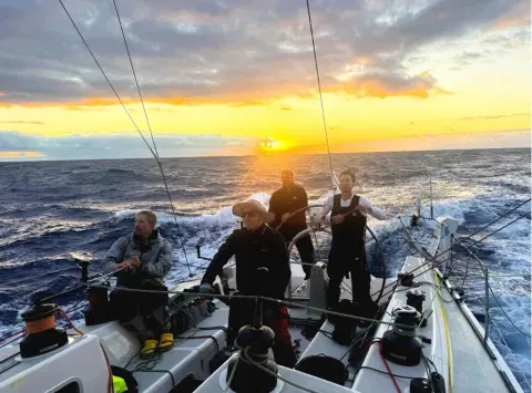 Transpac 2025: Halfway to Hawaii, Full Moon and Full Throttle