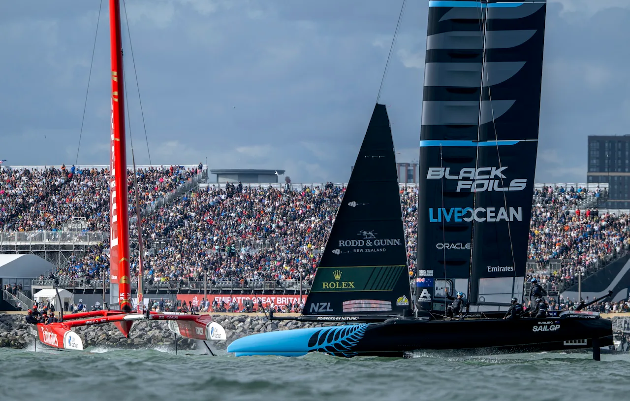 Black Foils Swipe Portsmouth Glory from Home Team in High-Stakes SailGP Clash