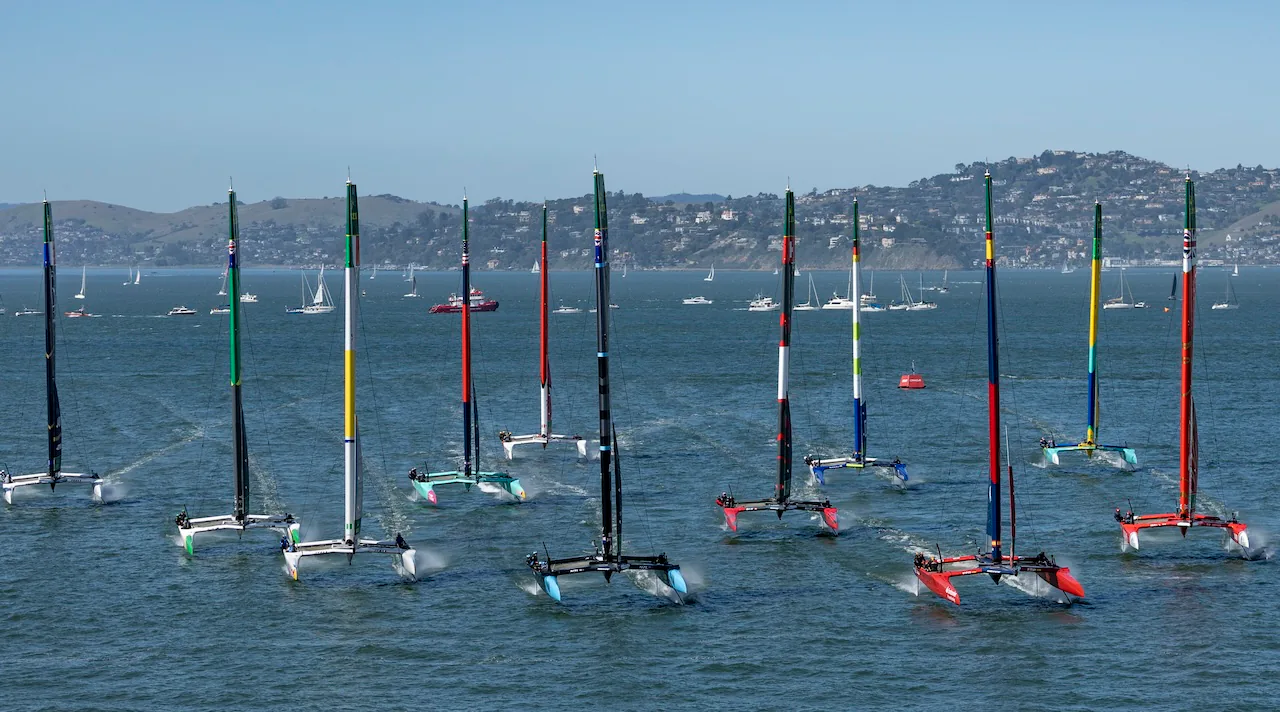 SailGP heading to Sassnitz - Germany