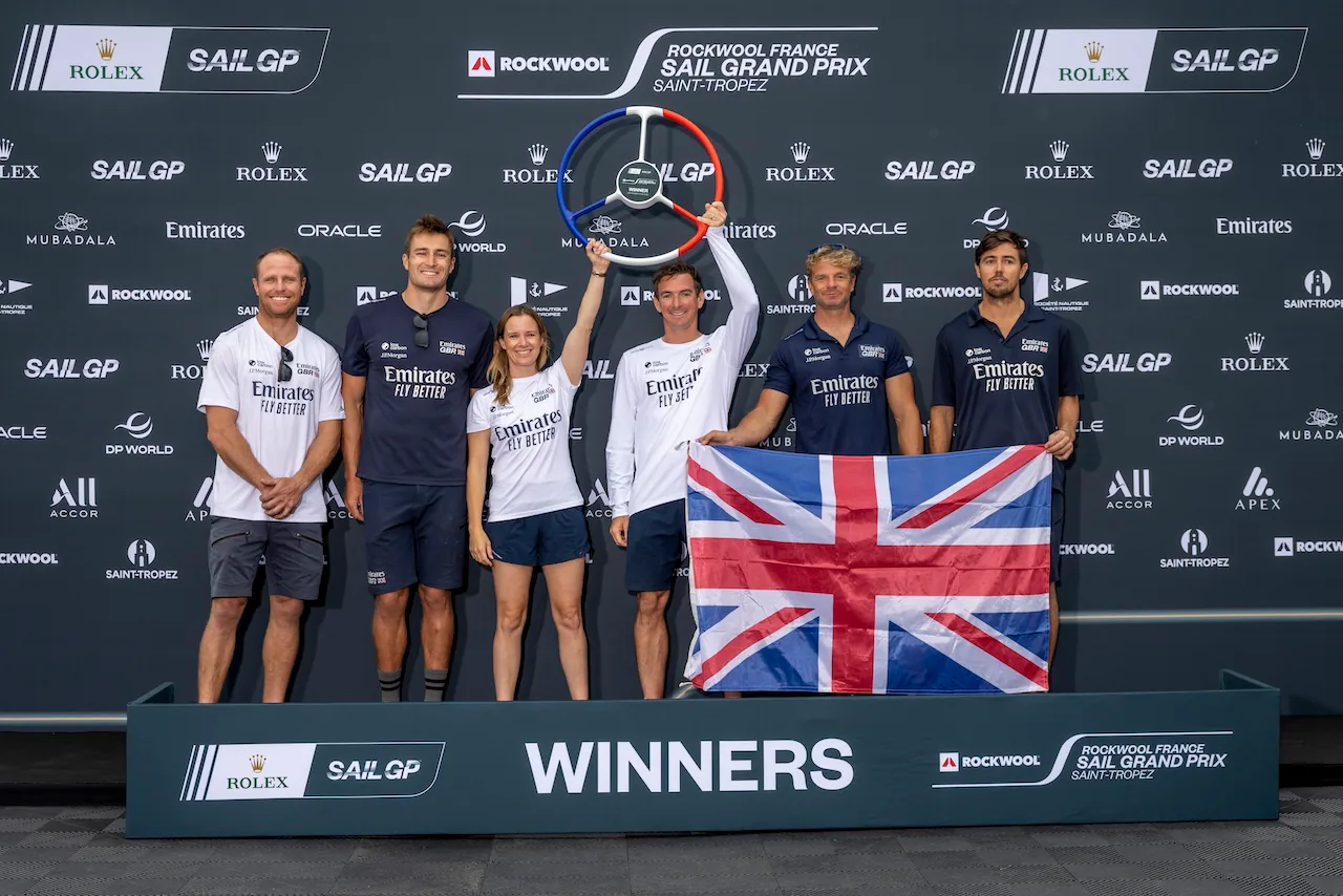 Emirates Great Britain SailGP Team Triumphs in Saint-Tropez