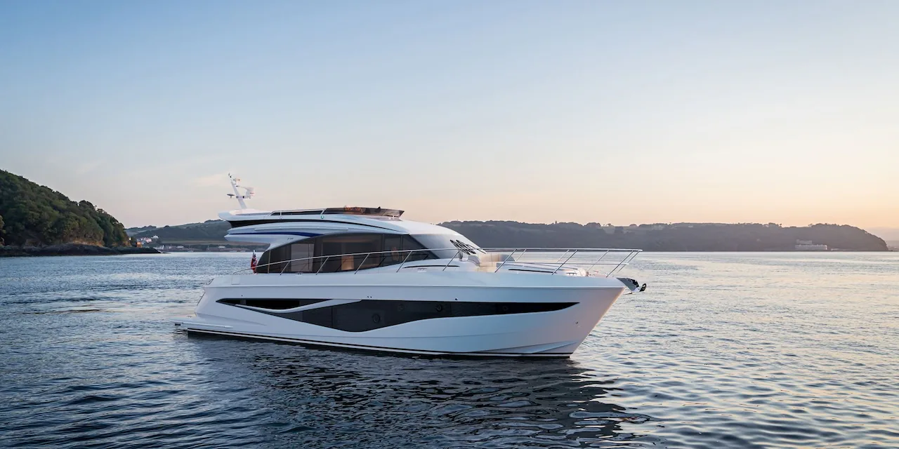 Princess F58 Debut at Cannes Yachting Festival 2025