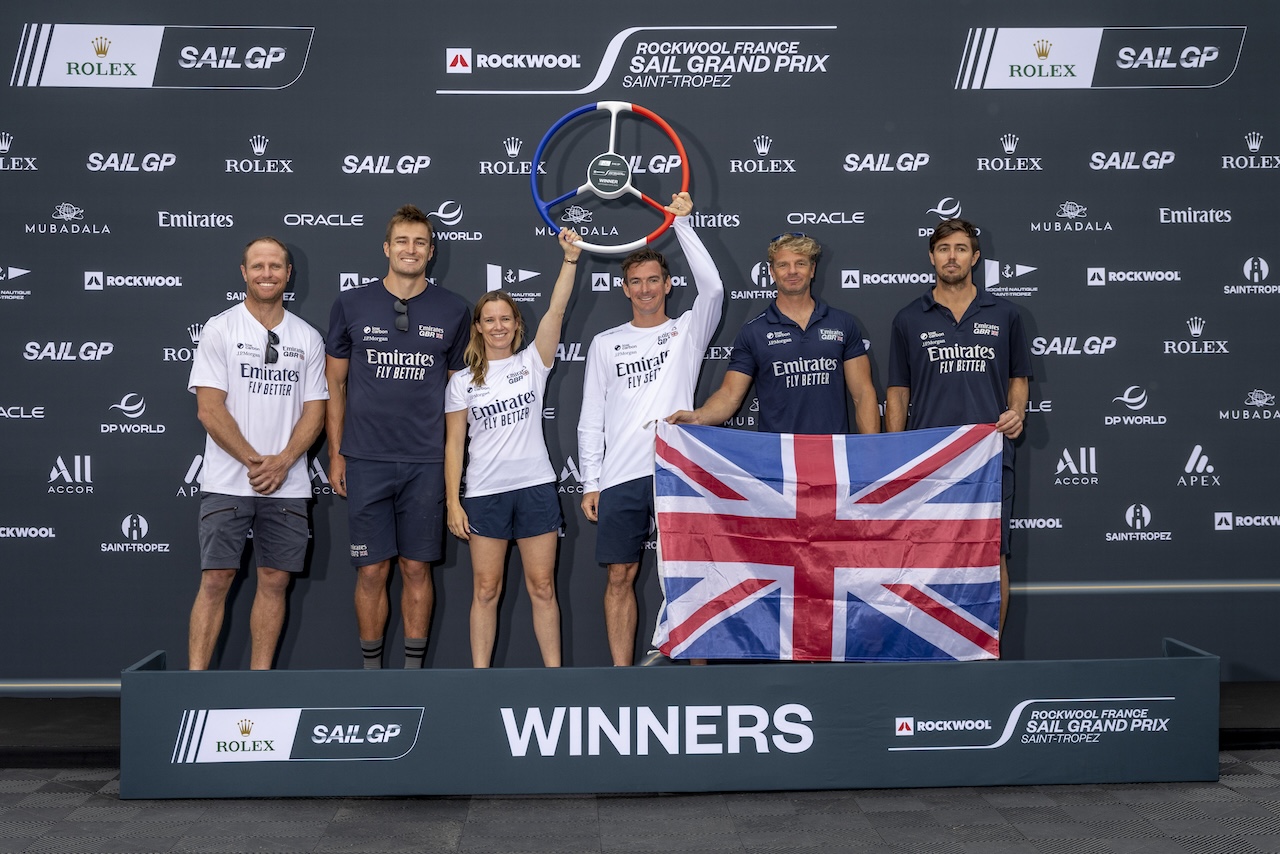 Emirates Great Britain SailGP Team Triumphs in Saint-Tropez