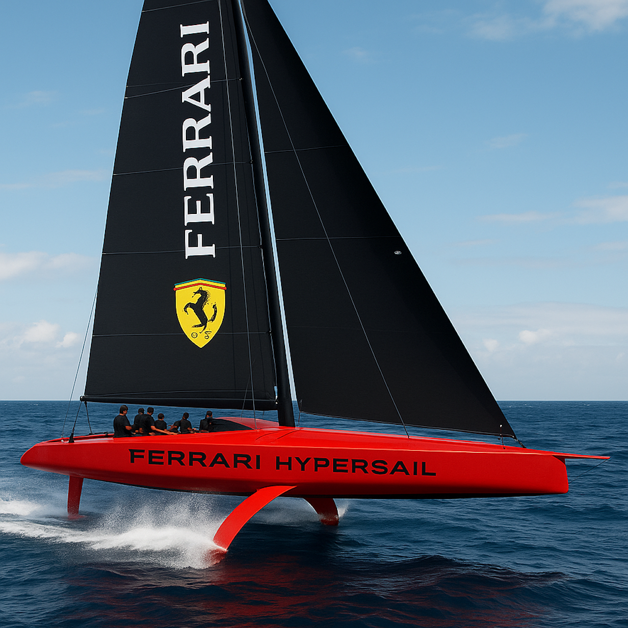 Ferrari Sets Sail: The Hypersail